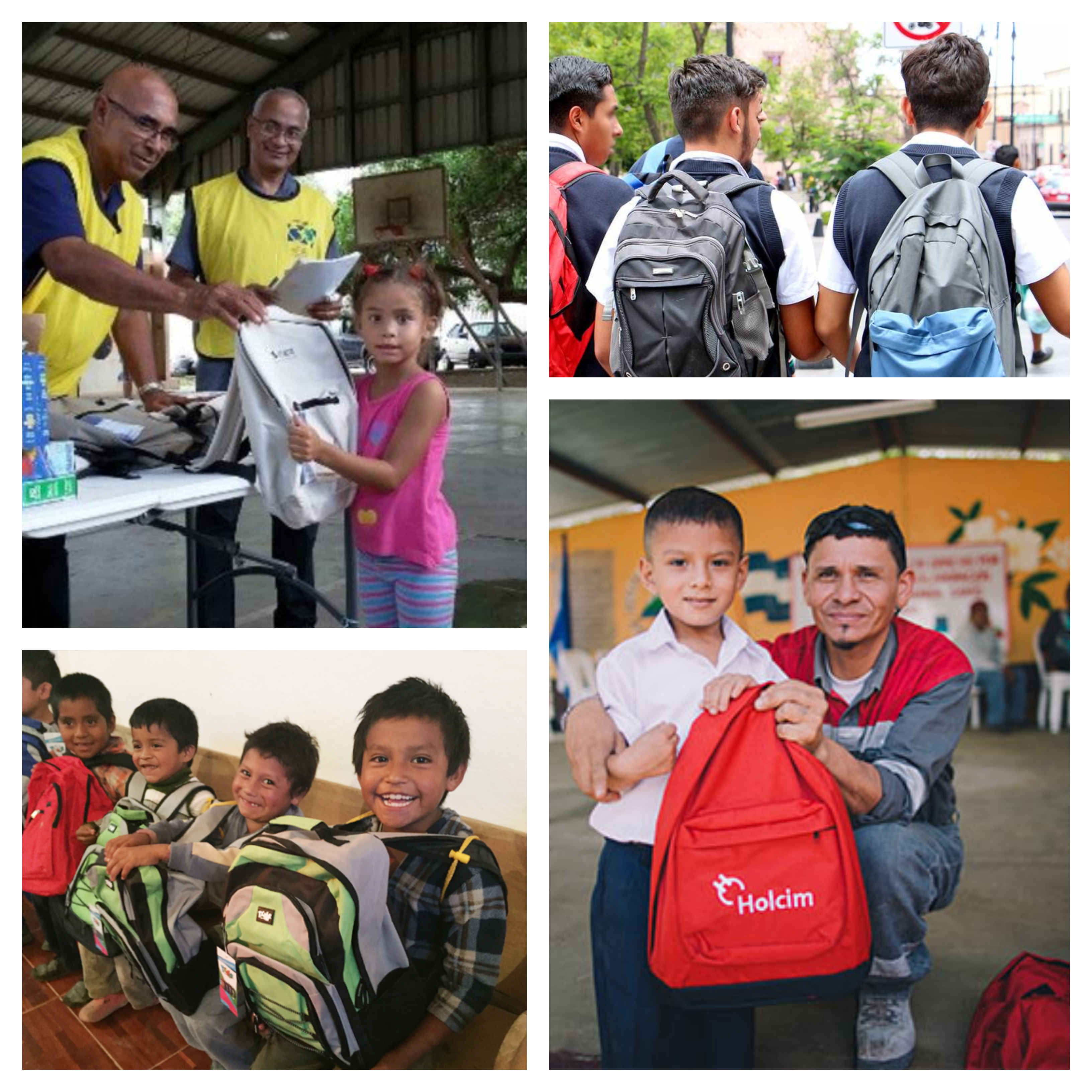 Donación de Mochilas Escolares, actividad popular en el mundo